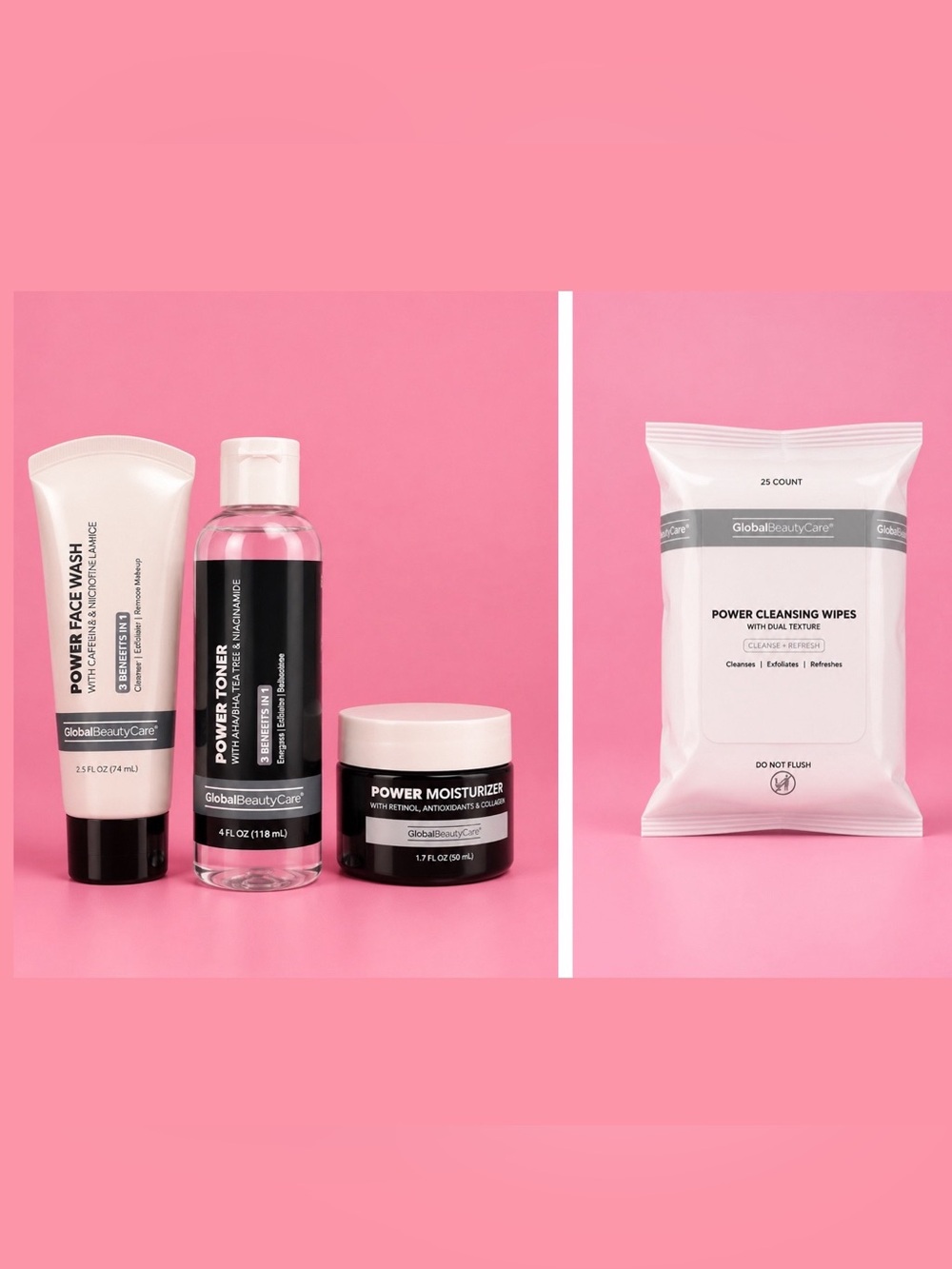 4 Global Beauty Care Power Skincare Products New